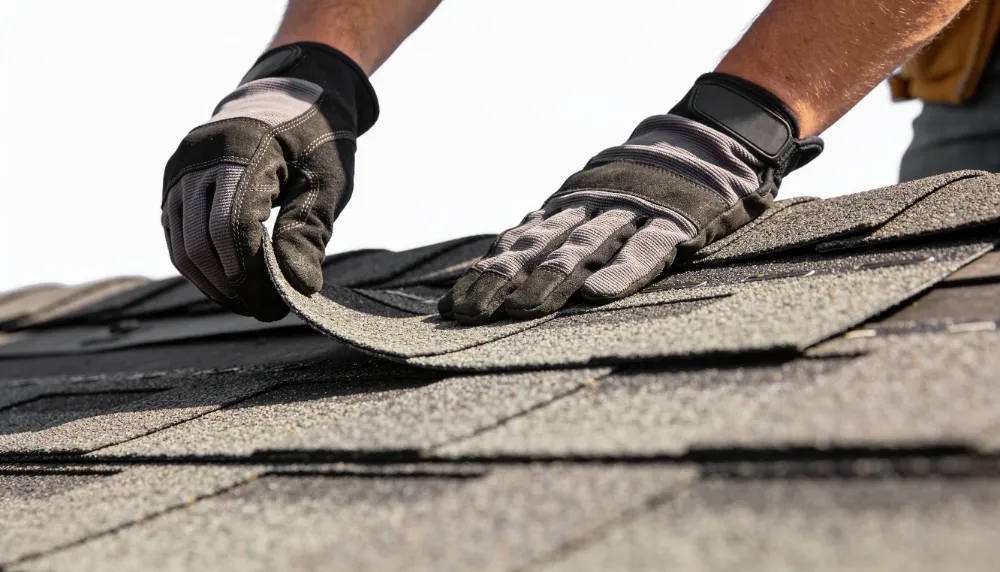 Asphalt shingle installation in Hermon Maine