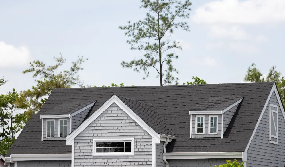 Gray asphalt shingle roof in Searsport Maine