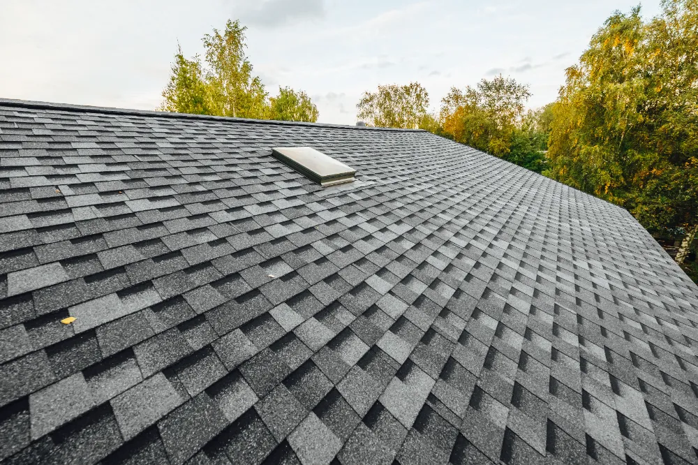 New asphalt shingle roof in Winterport Maine